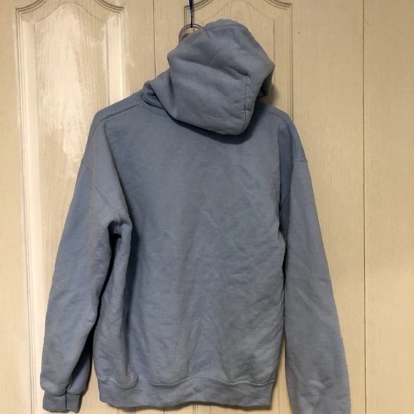 Light Blue Hoodie Size M - Picture 3 of 4